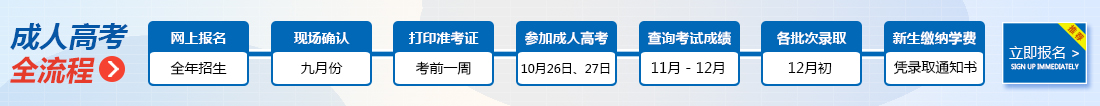 聊城成人高考报名流程